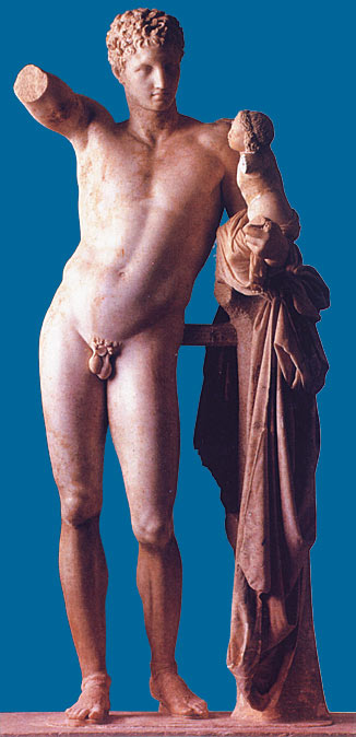 Hermes z małym Dionizosem